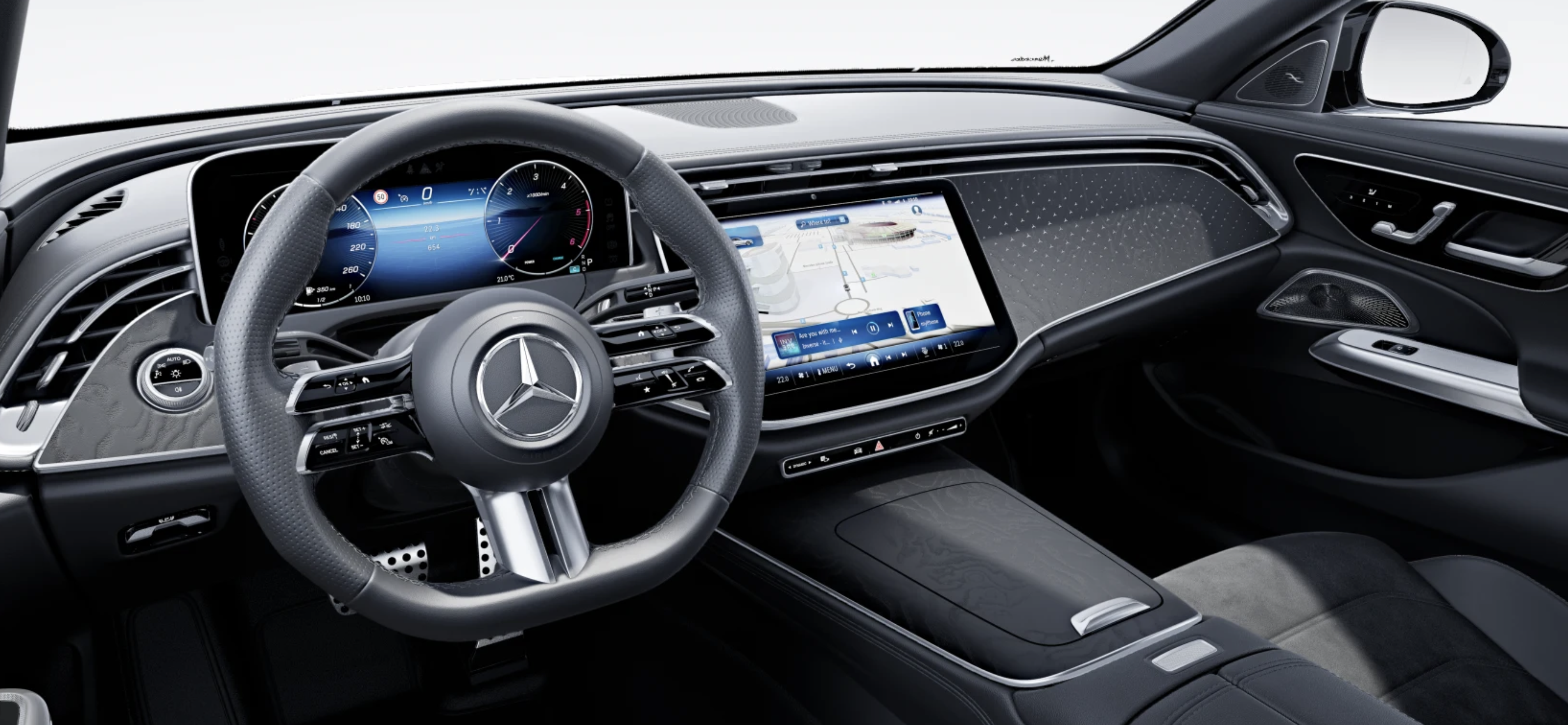 Mercedes E sedan 220d 4matic 9G-tronic AMG | nový model | byznys naftový sedan | nové auto ve výrobě | luxusní digitální interiér | nejmodernější technologie | nové auto ve výrobě | nákup online | AUTO